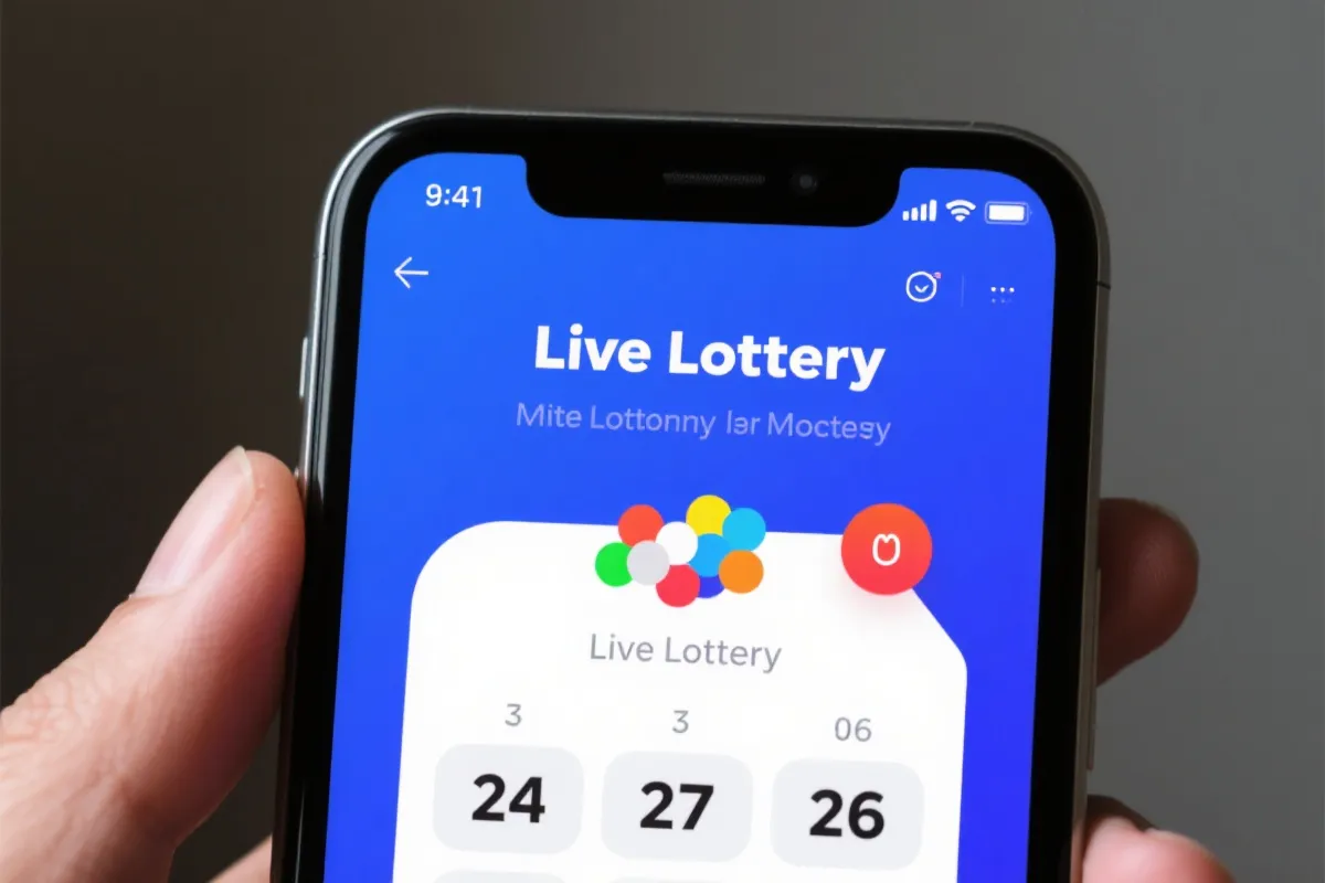 开奖助手APP界面示意图