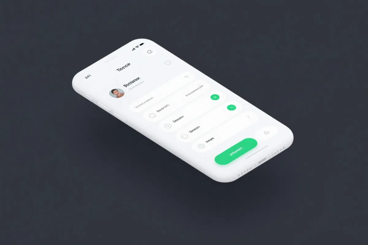 移动端界面示意